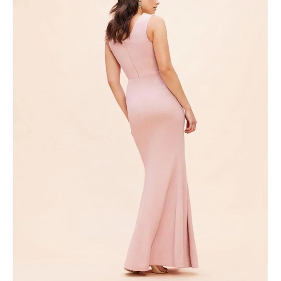 Dress The Population Sandra Blush Sleeveless Gown Dress - Picture 8 of 15